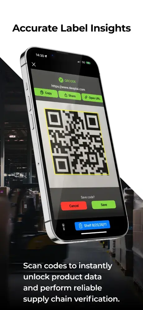 MultiCode Scanner - scan history