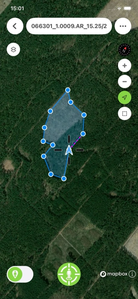 Plot Register - boundary drawing interface