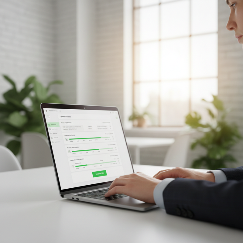 EUDR due diligence statement automation dashboard showing compliance documentation workflow